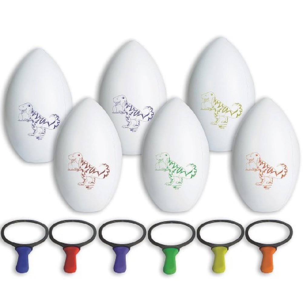 Yard Games Spectrum Dino Egg and Spoon Race Set (Set of 6) YG0666
