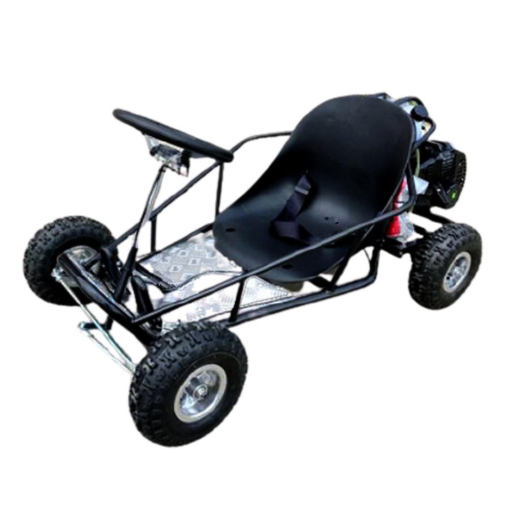 MJM MJM 49cc Automatic 2-Stroke Kids Mini Go Kart - Black MJM-49GK-BLA