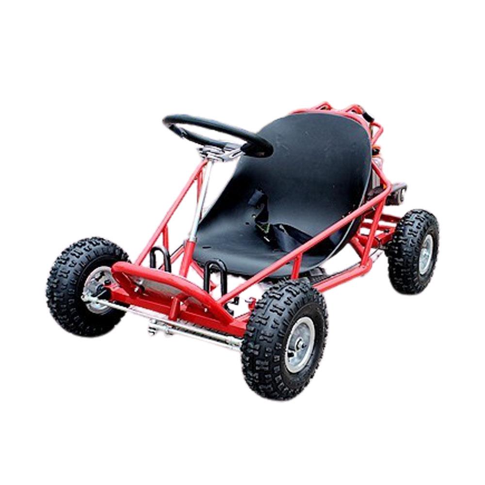 MJM MJM 49cc Automatic 2-Stroke Kids Mini Go Kart - Red MJM-49GK-RED