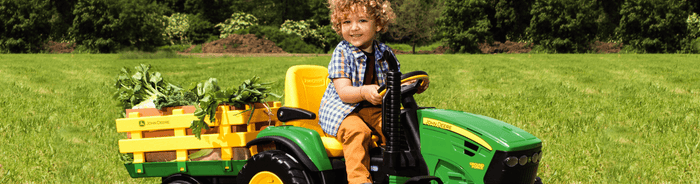 Kid-happy-riding-tractor-toy