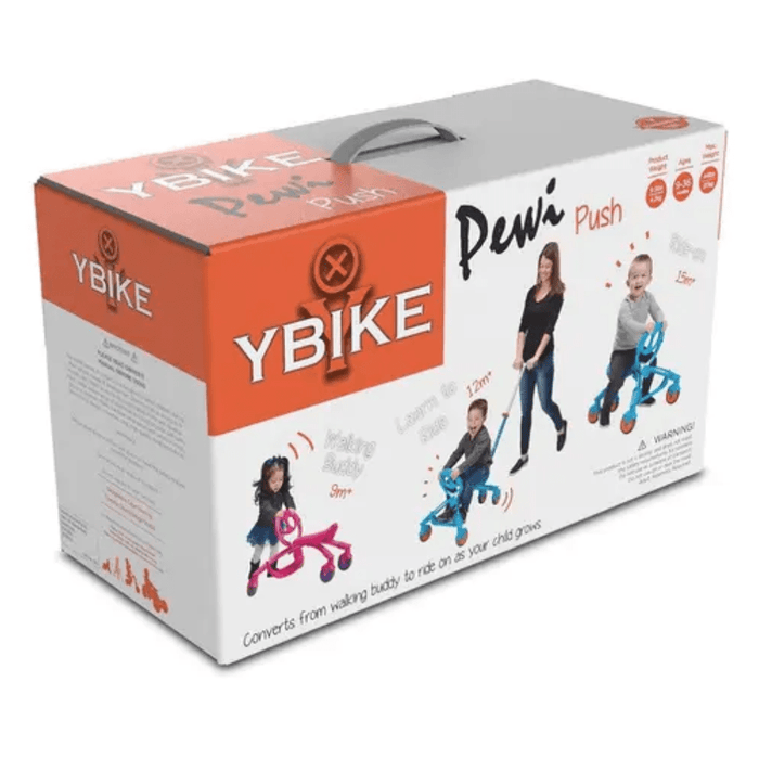 YBike YBike Pewi Push Kids Ride On/Walker - Blue YBYPIW8