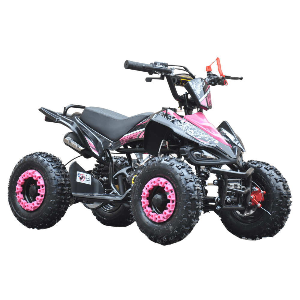 Pink electric quad bike best sale