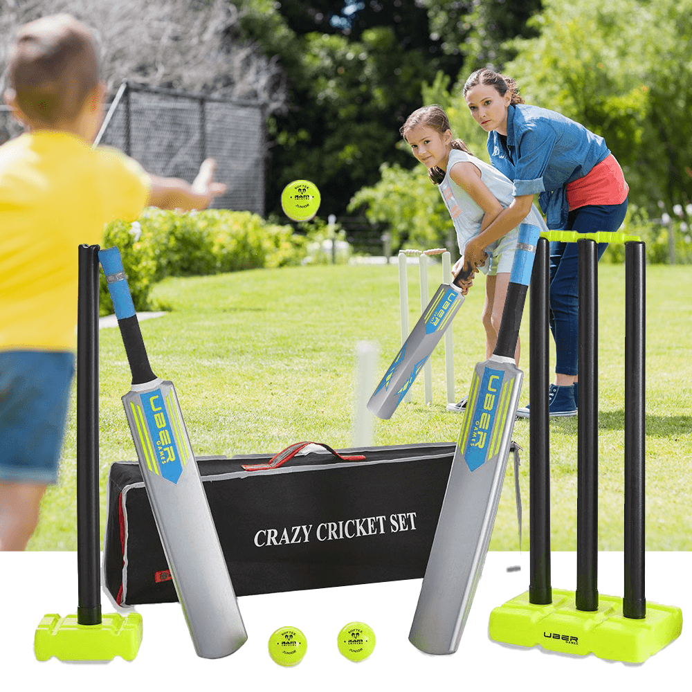 Yard Games Uber Crazy Cricket Set for Beach/Backyard Fun YG3231