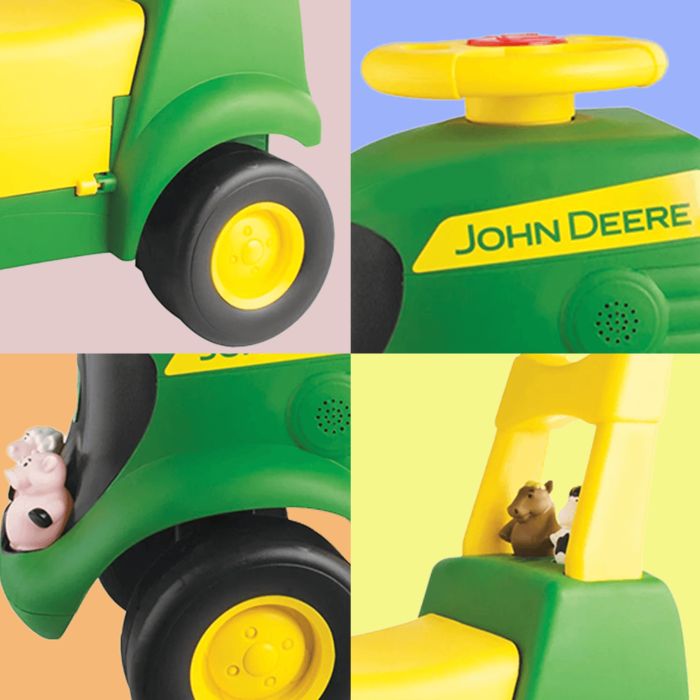 John Deere John Deere Sit N Scoot Push Activity Tractor 35206