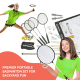 Yard Games Premier Portable Badminton Set YG2305