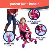 YBike YBike Pewi Push Kids Ride On/Walker - Pink YBYPIW7