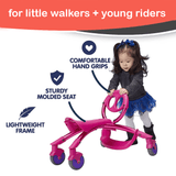 YBike YBike Pewi Push Kids Ride On/Walker - Pink YBYPIW7