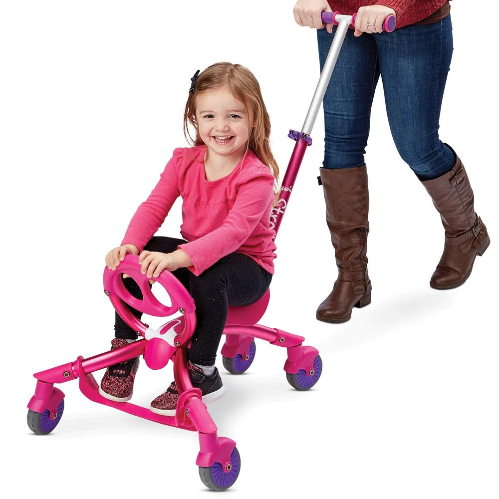 YBike Pewi Push Kids Ride On/Walker - Pink - Kids Car Sales