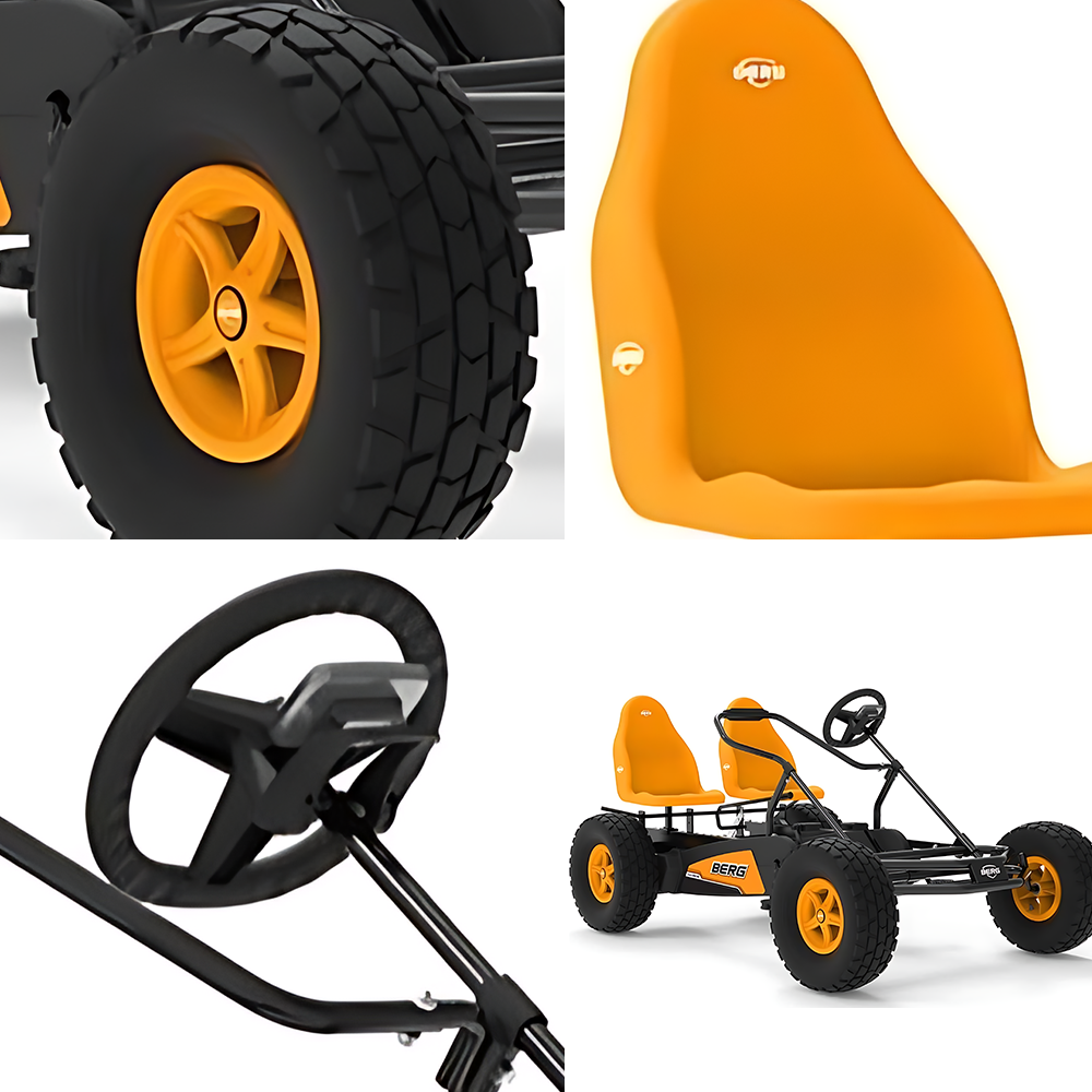 BERG Duo Coaster E-BFR Kids Ride On Pedal Karts