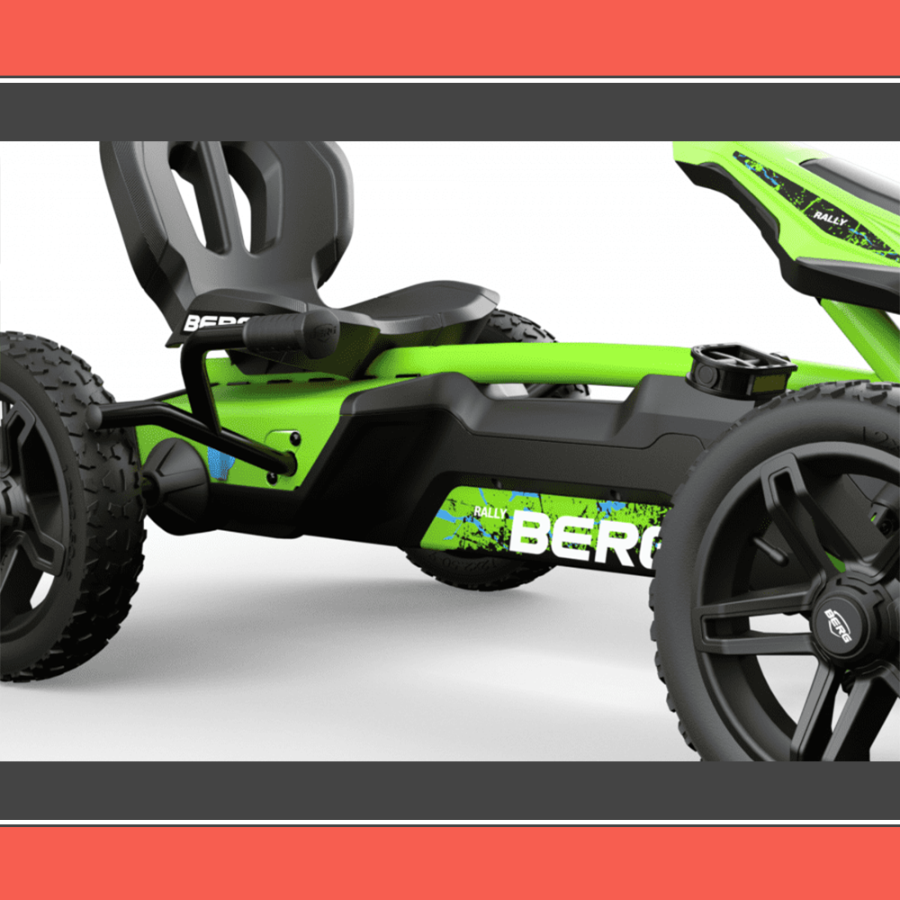 BERG Rally DRT Green Kids Ride On Pedal Karts