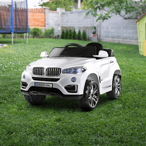 BMW X5 Inspired 12v Kids Ride On Car - White