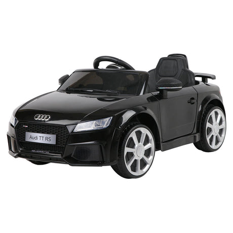 Audi TT RS Roadster Licensed Black 12v Ride-On Kids Car