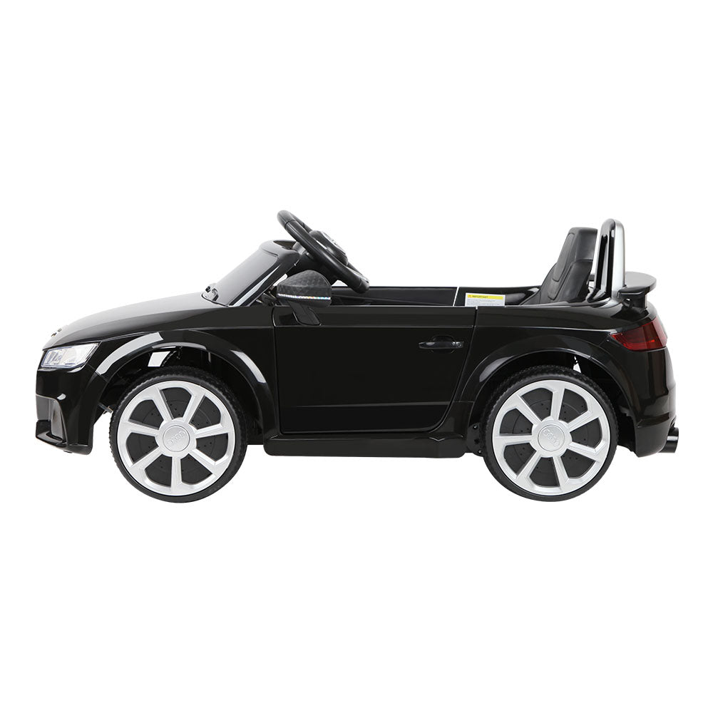 Audi TT RS Roadster Licensed Black 12v Ride-On Kids Car