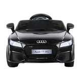 Audi TT RS Roadster Licensed Black 12v Ride-On Kids Car