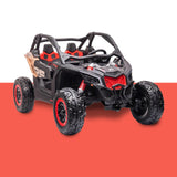 CAN-AM Licensed 2-Seats Electric UTV 24V Kids Ride On - Black