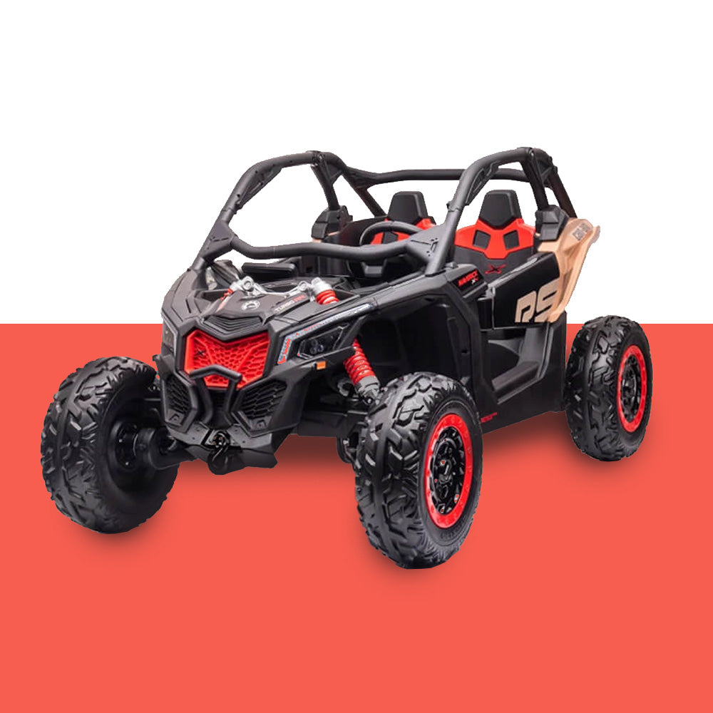 CAN-AM Licensed 2-Seats Electric UTV 24V Kids Ride On - Black