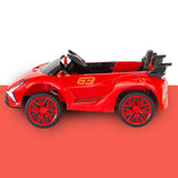 Ferrari Inspired 12V Electric Kids Ride On with Remote  - Red