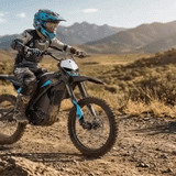 GMX V75 72V Kids Electric Dirt Bike - Blue