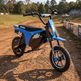 Go Skitz 2.5 Electric Kids 12v Ride On Dirt Bike - Blue