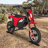 Go Skitz 2.5 Electric Kids 12v Ride On Dirt Bike - Red