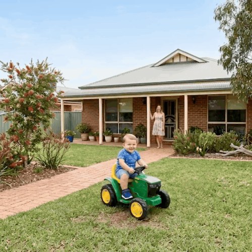 John Deere 6v Kids Ride On Mini Tractor