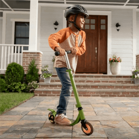 John Deere Aluminium Kids Kick Scooter With Adjustable Height