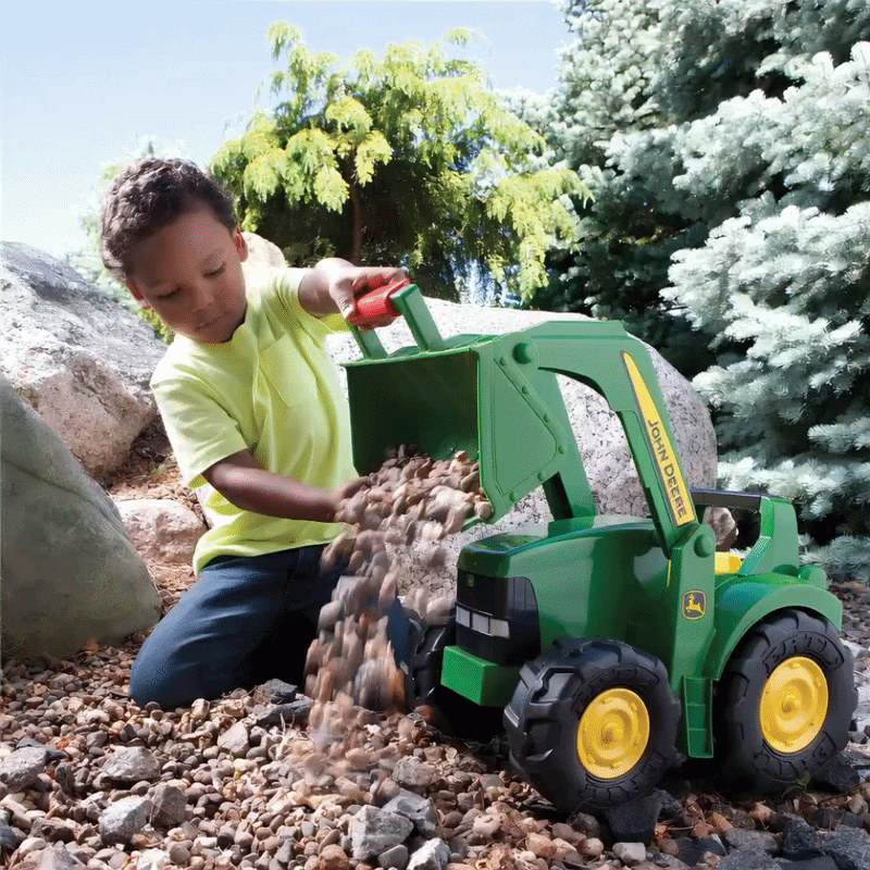John Deere Big Scoop 53cm Kids Toy Tractor With Loader