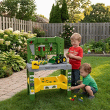 John Deere Kids Repair Station Workbench with Take-A-Part Tractor