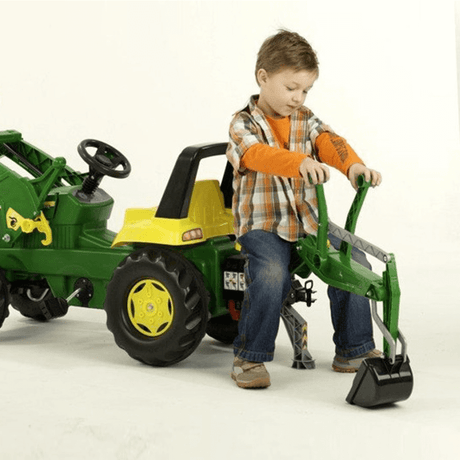 John Deere Rolly Junior Premium Tractor with Loader & Excavator