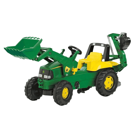 John Deere Rolly Junior Premium Tractor with Loader & Excavator