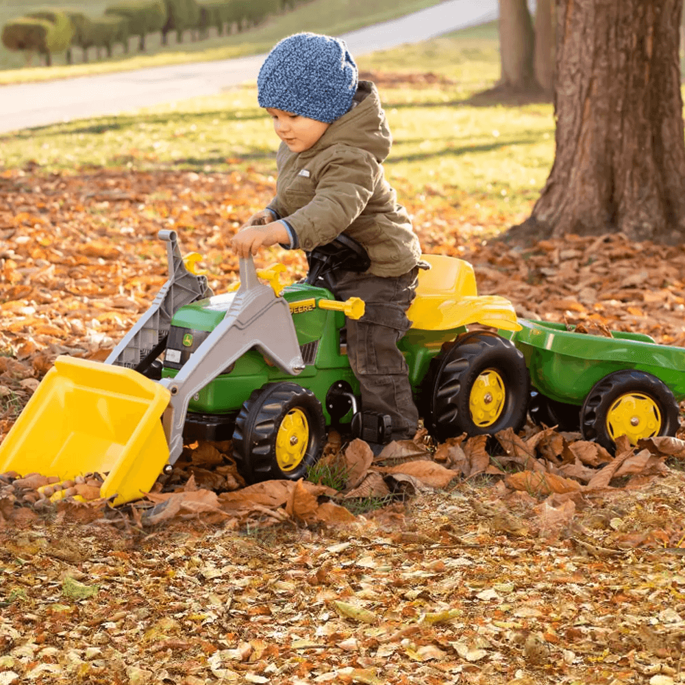 John Deere Rolly Kid Classic Pedal Tractor with Trailer & Loader