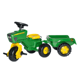 John Deere Rolly Trac Trike with Trailer