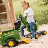 John Deere Rolly XL Kids Ride On Digger With Excavator Arm