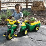 John Deere John Deere Kids Ride On Pedal Trike and Trailer Set 46088