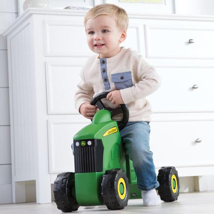 John Deere John Deere Foot To Floor Tractor With Steering Wheel Ride On Kids Toy 35189