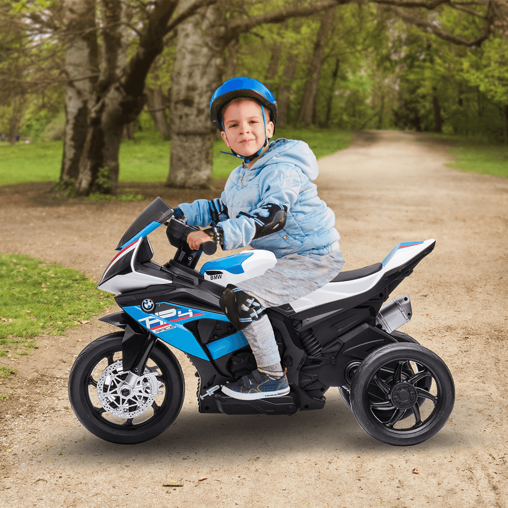 Kahuna BMW 12v HP4 Race Kids Electric Motorbike Blue