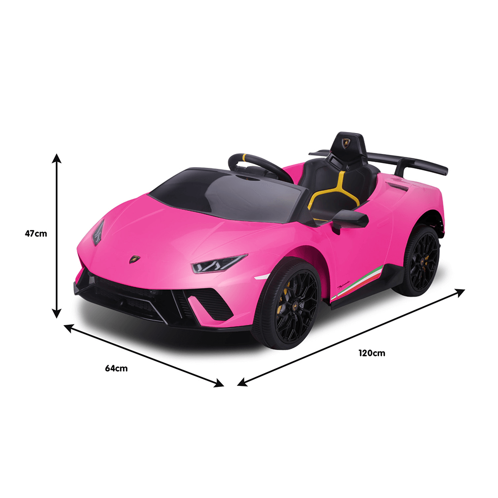 Kahuna Lamborghini Performante Kids Electric Ride On Car Remote Control by Kahuna - Pink