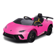 Kahuna Lamborghini Performante Kids Electric Ride On Car Remote Control by Kahuna - Pink