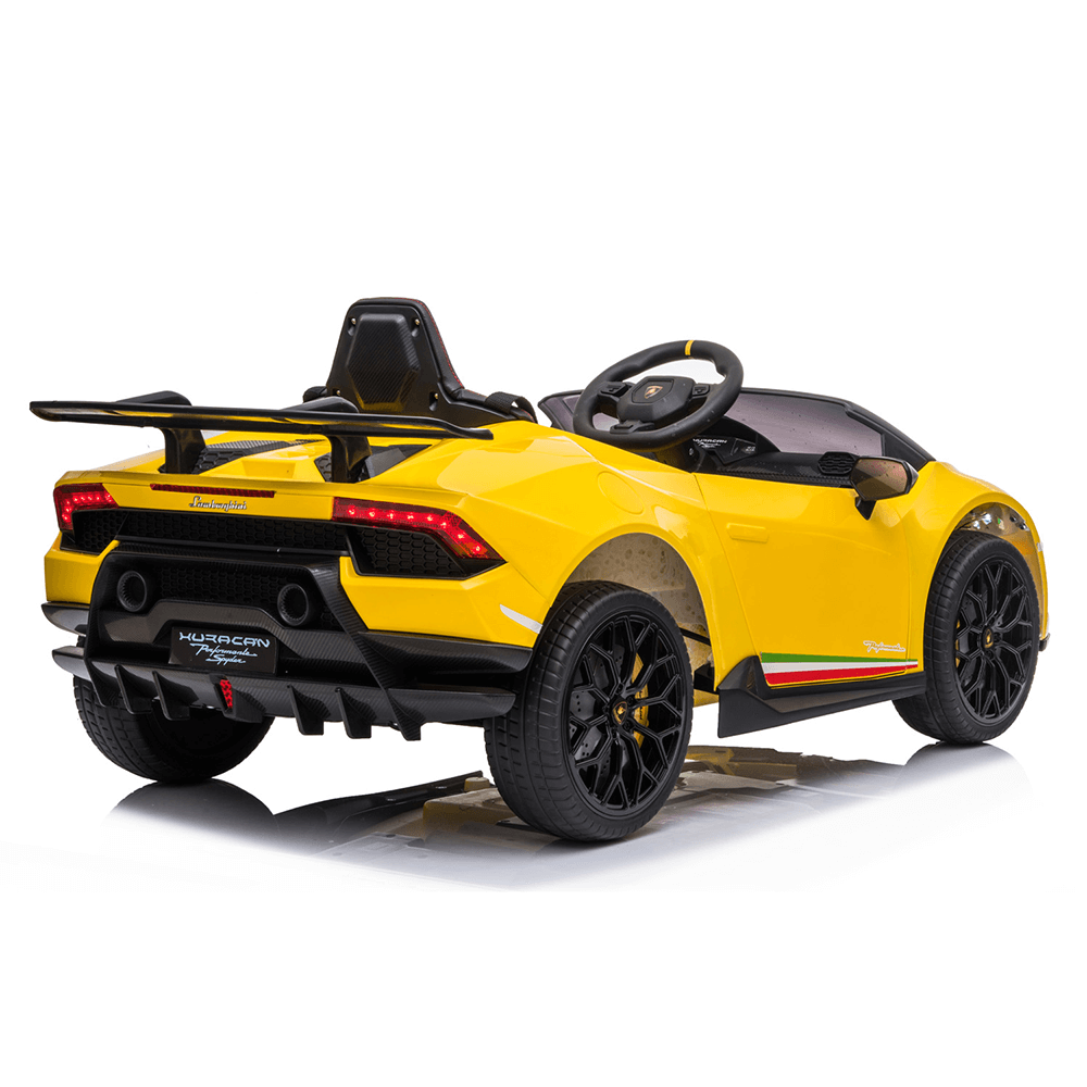 Kahuna Lamborghini Performante Kids Electric Ride On Car Remote Control - Yellow