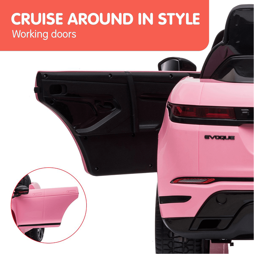 Kahuna Licensed Land Rover 12v Kids Electric Ride On  with Remote - Pink