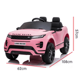 Kahuna Licensed Land Rover 12v Kids Electric Ride On  with Remote - Pink