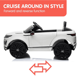 Kahuna Licensed Land Rover 12v Kids Electric Ride On with Remote - White