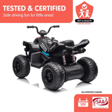 Kahuna Licensed 12v MCL35 McLaren Kids Electric Quad Bike - Black