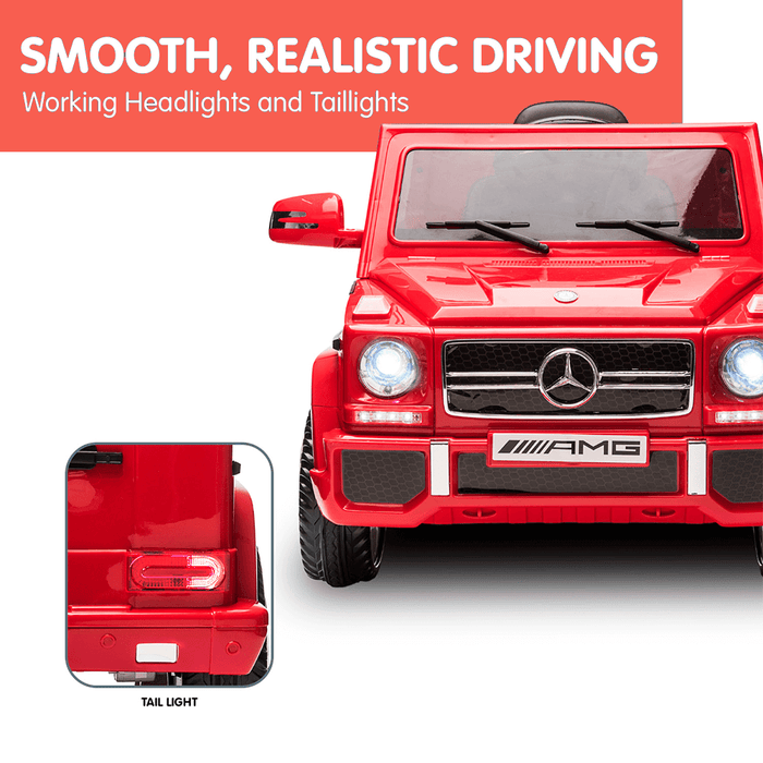 Kahuna Mercedes Benz AMG G65 Licensed Kids Ride On Electric Car with RC - Red