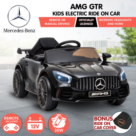 Kahuna Mercedes Benz Licensed Kids Electric Ride On Car Remote Control - Black