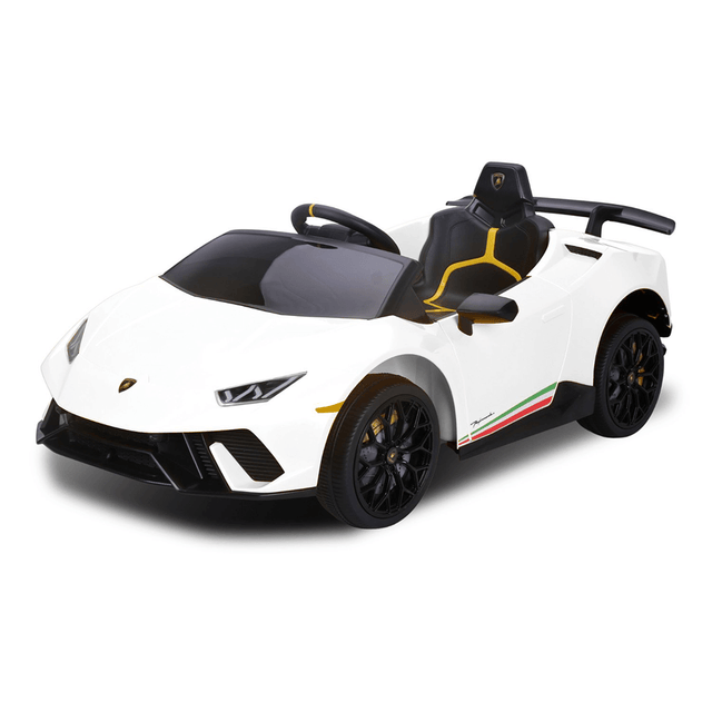 Kahuna Lamborghini Performante Kids Electric Ride On Car Remote Control by Kahuna - White