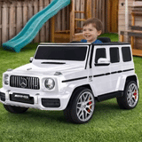 Kahuna Mercedes Benz AMG G63 12v Kids Electric Ride On Car with Remote - White