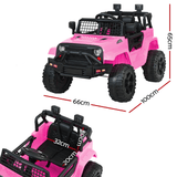 Kids Electric 12v Ride On Jeep with Remote Control - Pink