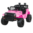 Kids Electric 12v Ride On Jeep with Remote Control - Pink