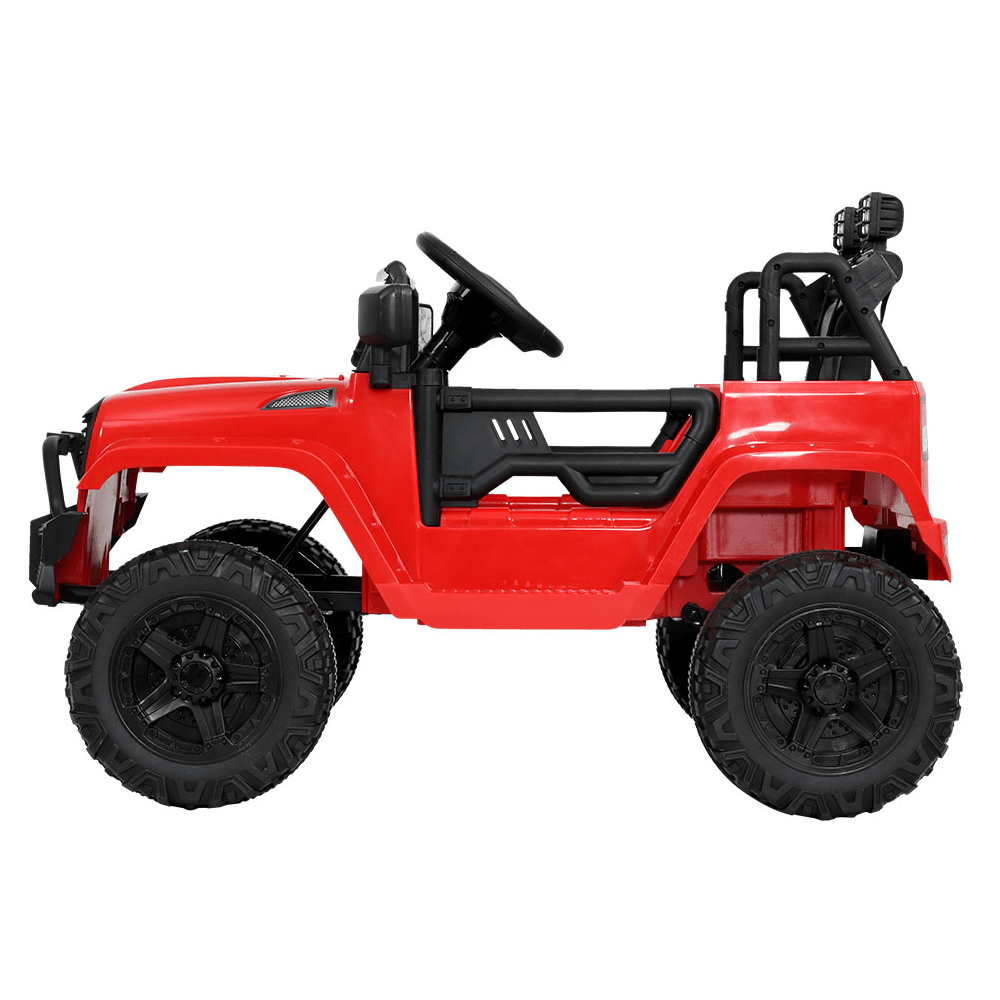 Kids Electric 12v Ride On Jeep with Remote Control - Red